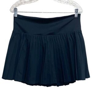 All in Motion Black Pleated Workout Skort Size‎ Large – Athletic Tennis Golf